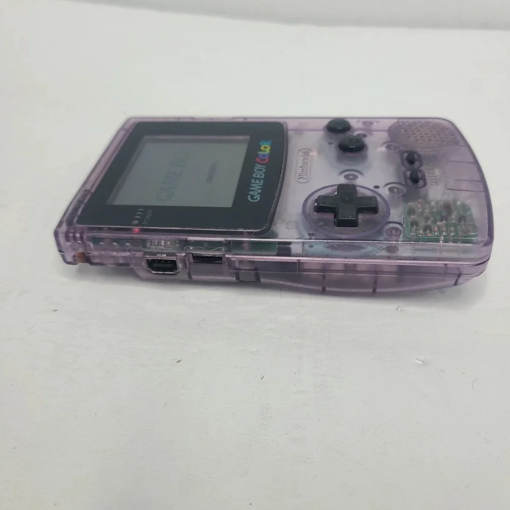 Nintendo Game Boy Color Atomic Purple Console As Is No Battery Cover Parts Only‎